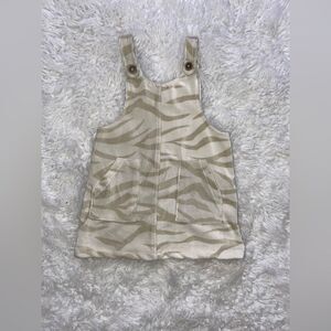 Jessica Simpsons Zebra Print Corduroy Dress Size 18 Months